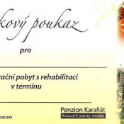 Dárkové poukazy
